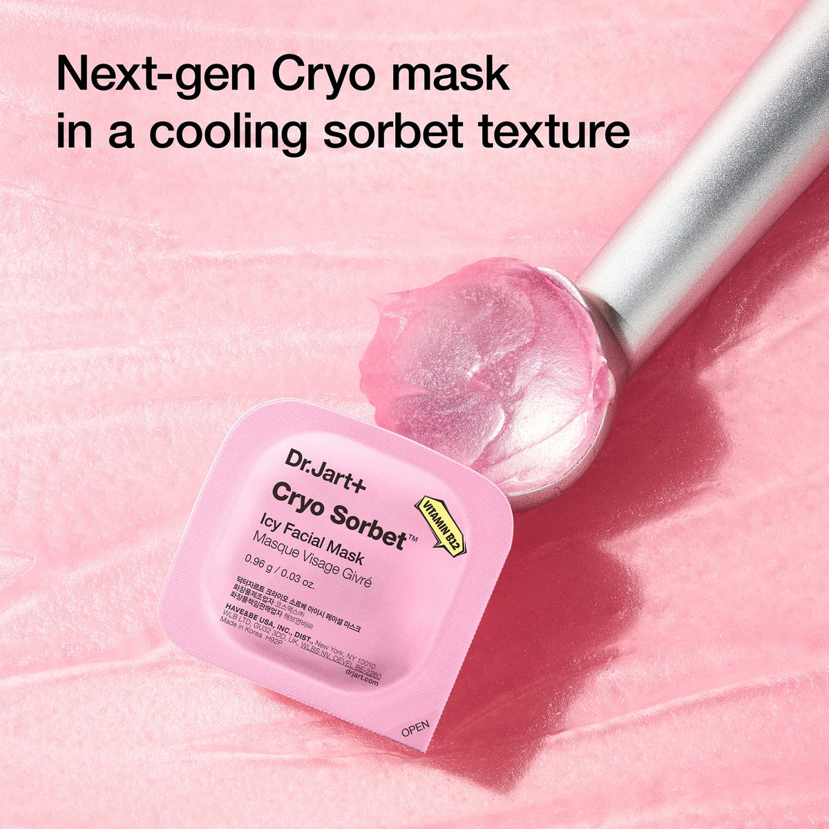 DR JART CRYO SORBET ICY FACIAL MASK