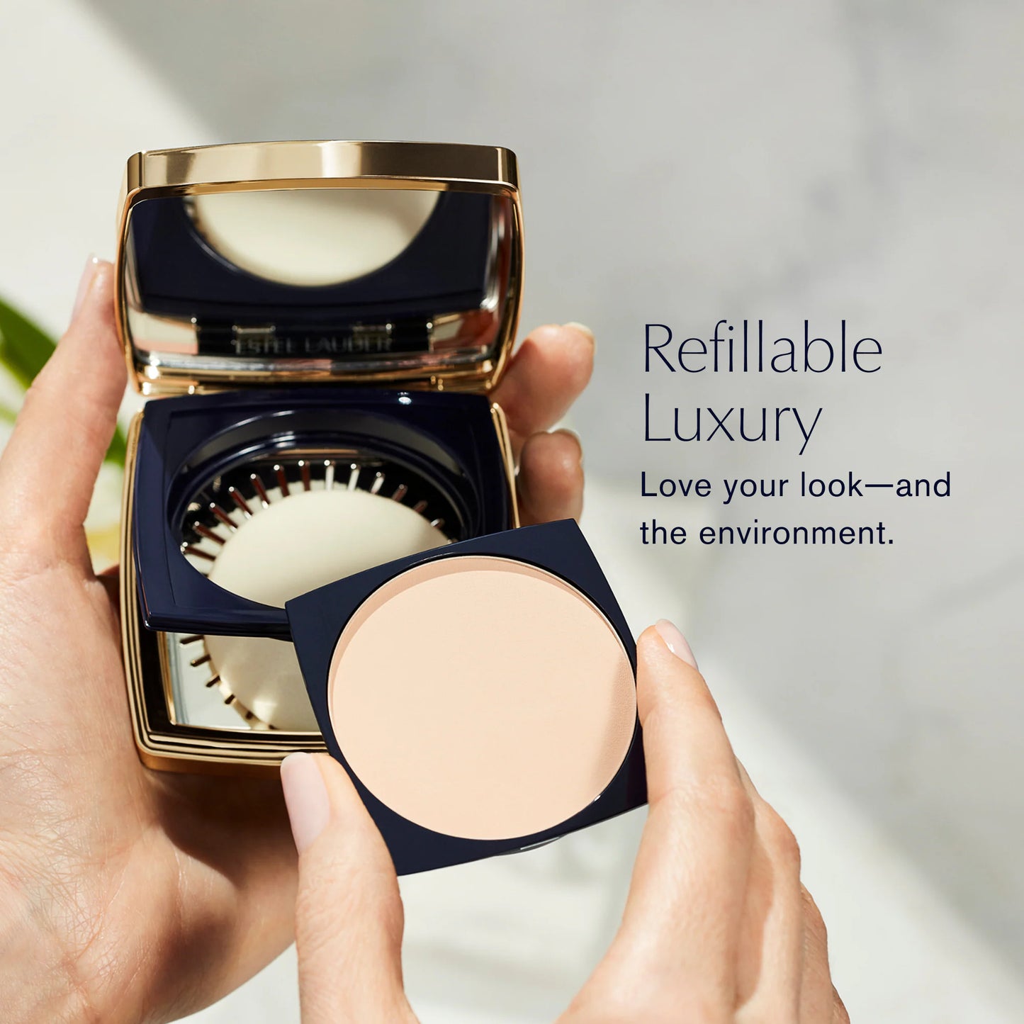 ESTEE LAUDER DOUBLE WEAR STAY IN PLACE POWDER FOUDATION REFILL