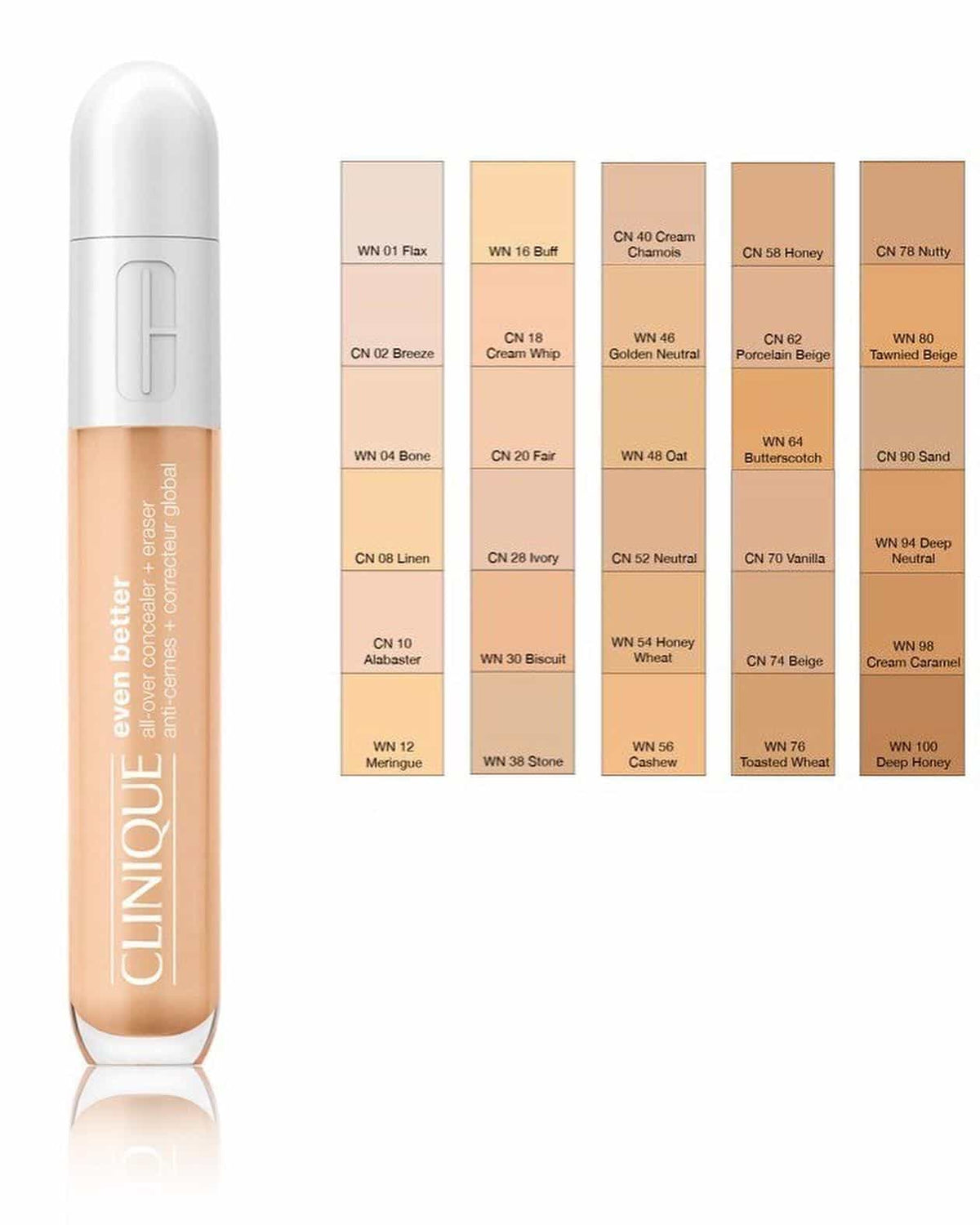 CLINIQUE EVEN BETTER ALL OVER CONCEALER + ERASER