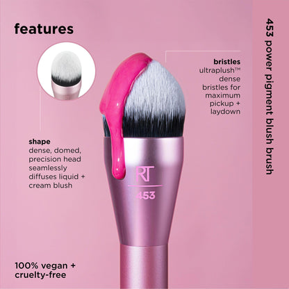 REAL TECHNIQUES POWER PIGMENT BLUSH BRUSH