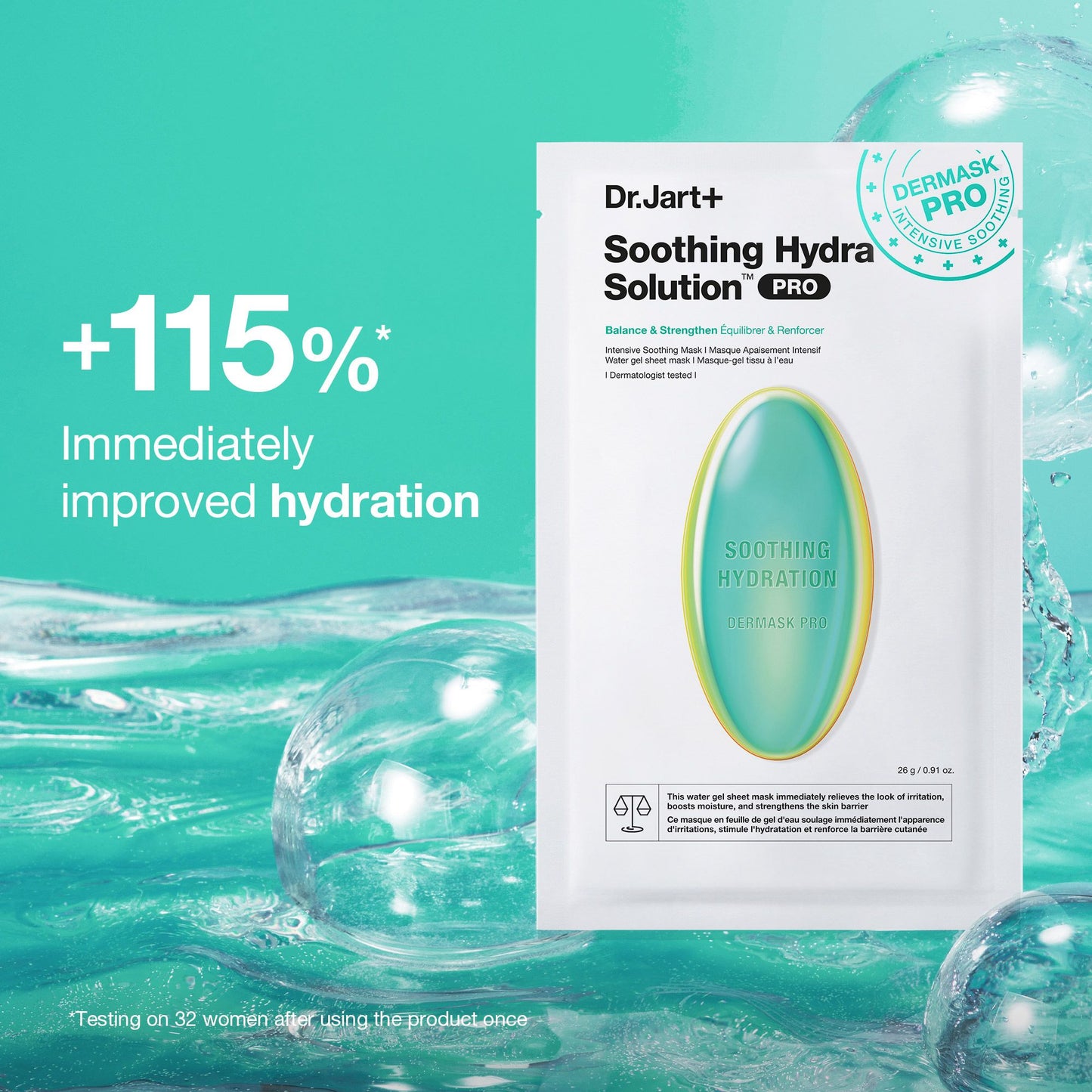 DR JART DERMASK SOOTHING HYDRA SOLUTION PRO